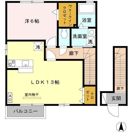 ジュネックス Aの間取り