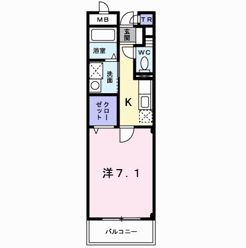 ミッドウエスト小阪の間取り