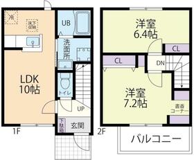 Ｃａｓａ・Ｖｅｒｄｅ（カサヴェルテ）・103号室の間取り