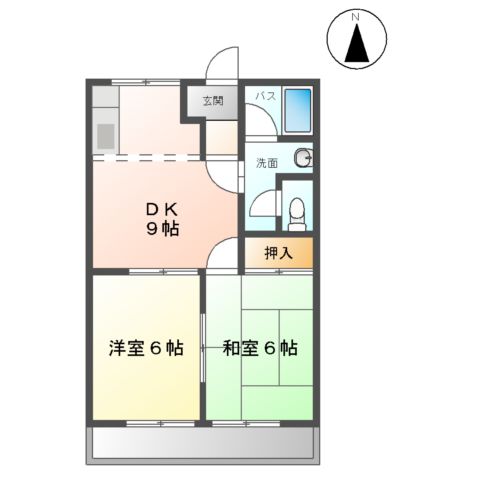 フォートレス21Bの間取り