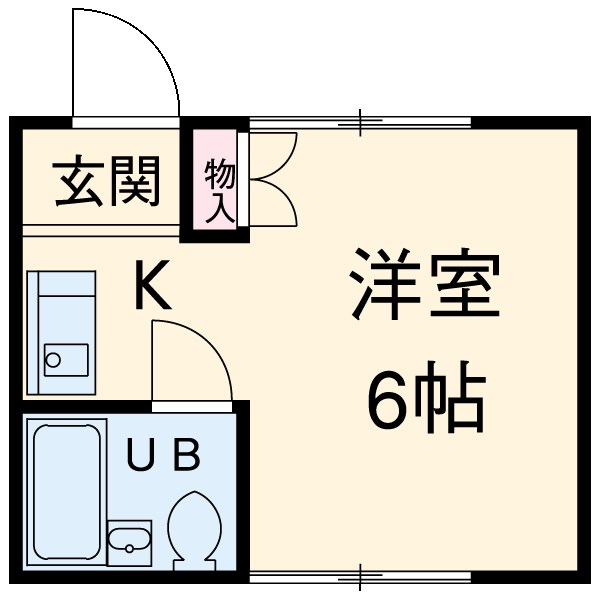 釜利谷東の完工年月(1990年4月)築の賃貸アパートの間取り