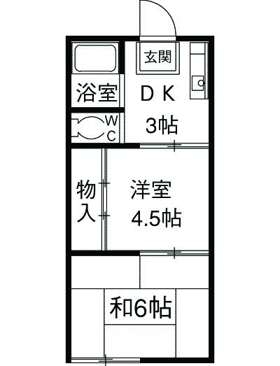 カーサグリーングラスの間取り