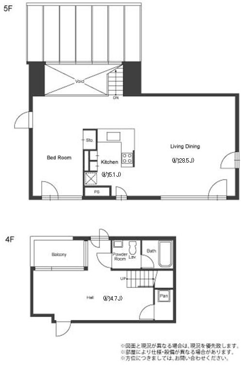 グランカーサ六本木・0403号室の間取り