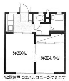 メゾンカミーリア・202号室の間取り