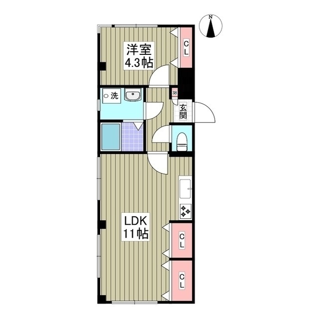 uハウスの間取り