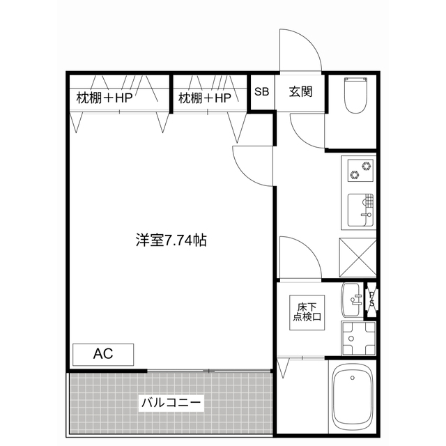 MQuarto柏Ⅲの間取り