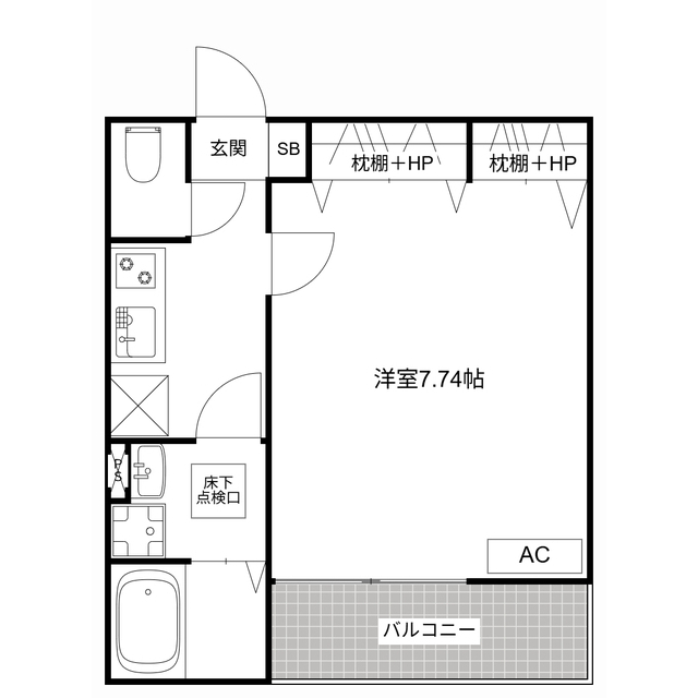 MQuarto柏Ⅲの間取り