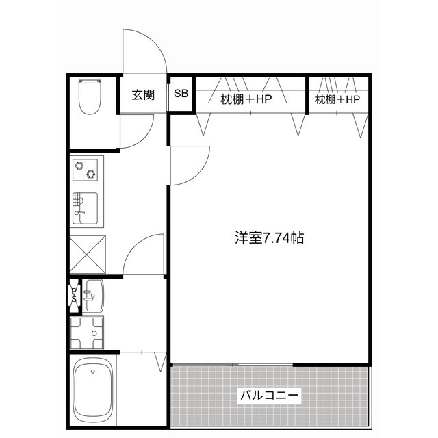 MQuarto柏Ⅲの間取り