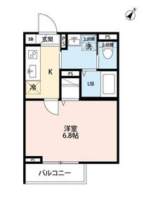ｒｏｂｏｔ　ｈｏｍｅ　柳瀬川Ⅲ・101号室の間取り