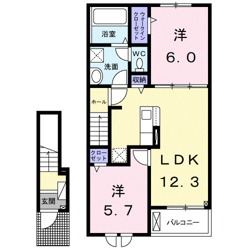 ヒカルサ久喜菖蒲の間取り