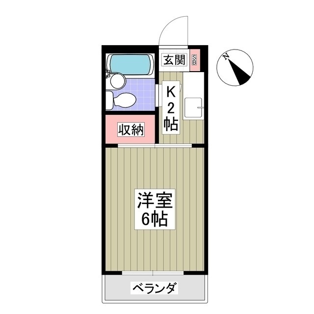 シャトール田口戸塚Ⅰの間取り