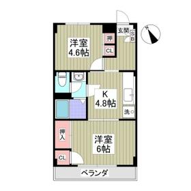 メゾン・ド・フジ・303号室の間取り