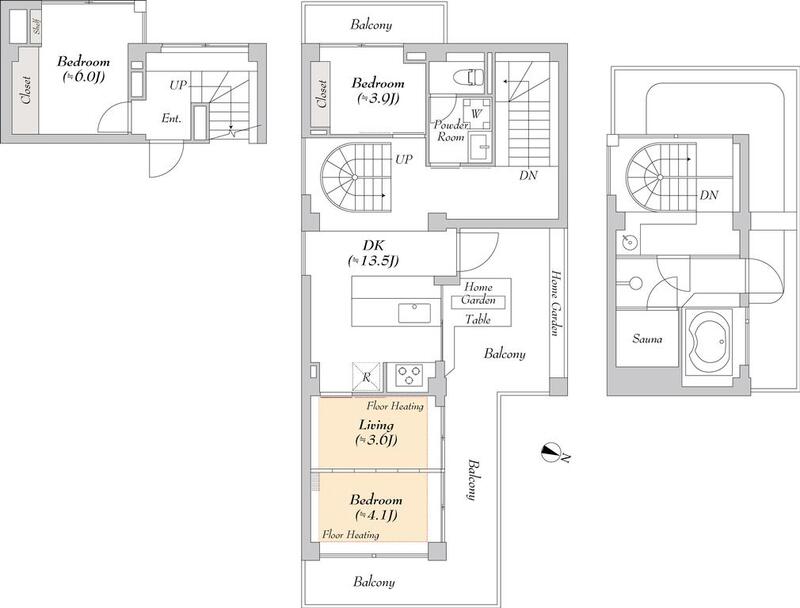ルミーク早稲田・502号室の間取り