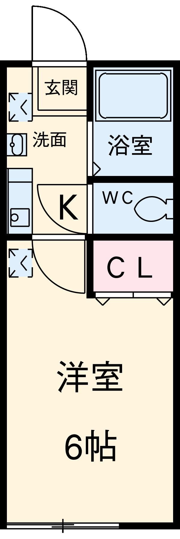リーヴァレジデンスの間取り
