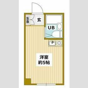 リエス羽田・107号室の間取り
