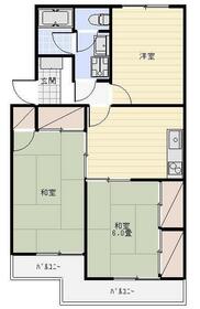 マンションブルースカイの間取り