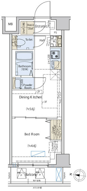 Cedar Plaza目黒本町の間取り