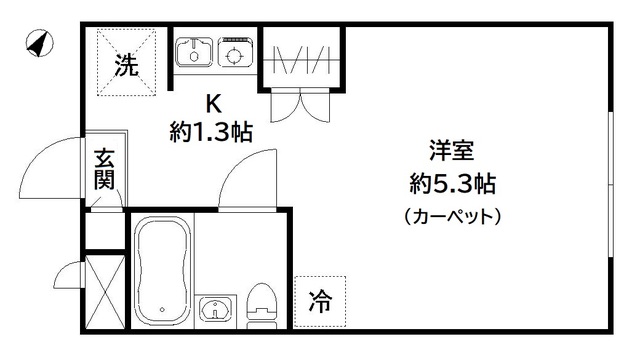 フジホームズ・202号室の間取り