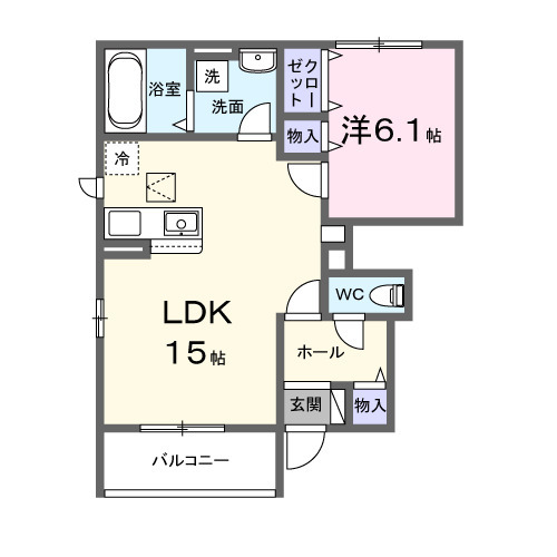 セレーノBの間取り