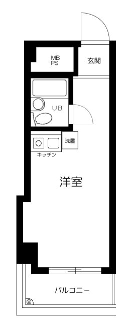 グレイス旗の台・505号室の間取り