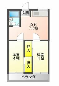 サンリッチ川北の間取り