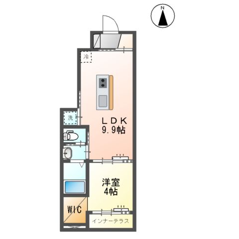 カルテット元今泉Ⅱの間取り
