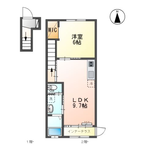 カルテット元今泉Ⅱの間取り