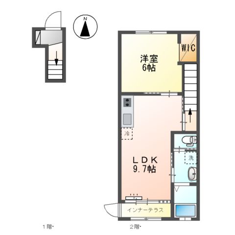 カルテット元今泉Ⅱの間取り
