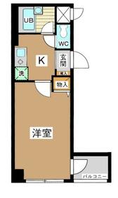 パルデンス芝浦・205号室の間取り