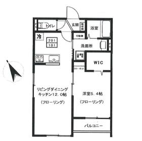 仮）グラン　ウィステリア・101号室の間取り