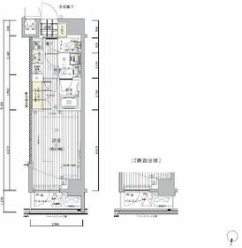 メインステージ自由が丘・0204号室の間取り