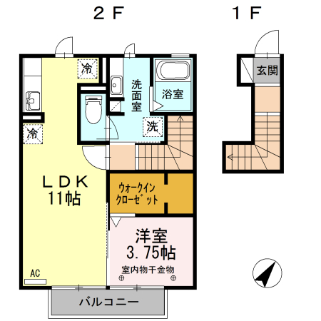 リヴェールの間取り