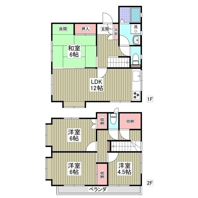 リブレス本城戸建の間取り