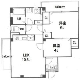 シトラスユノス小石川・301号室の間取り