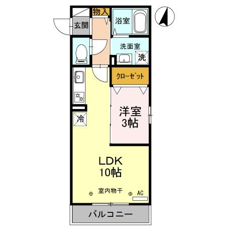 メルヴェーユ八潮中央 Bの間取り
