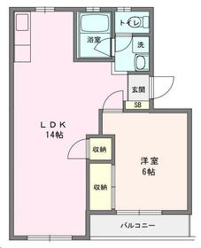 ハイツエルBの間取り