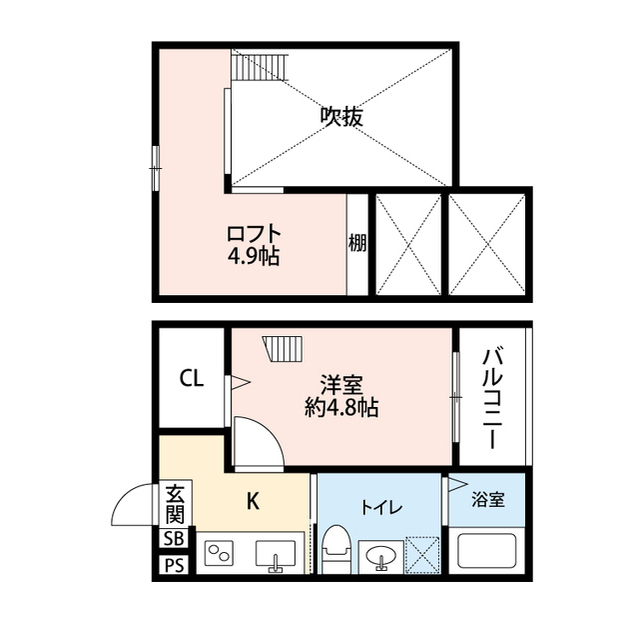 La Terre庄内通の間取り
