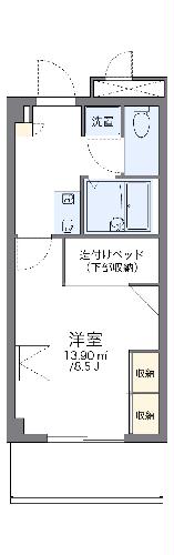 レオパレス浦添の間取り