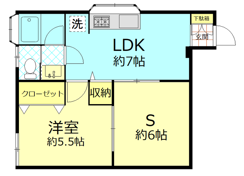 マスターズ大森西の間取り