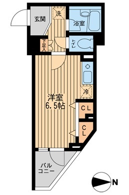 ドゥーエ西大島の間取り