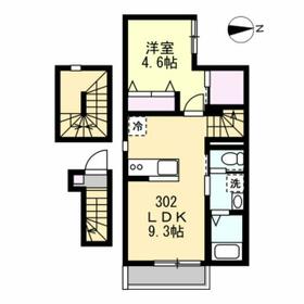 （仮称）品川区平塚新築アパート・302号室の間取り