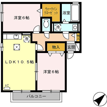 サンモールの間取り