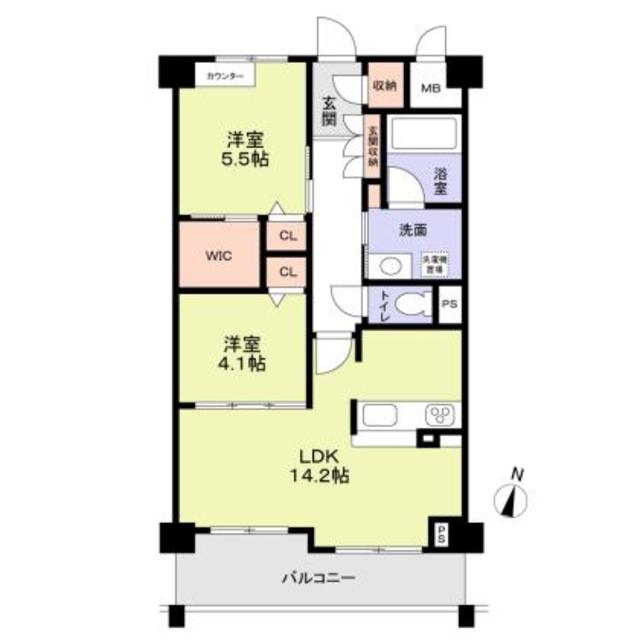 アンビエラ桃山台の間取り