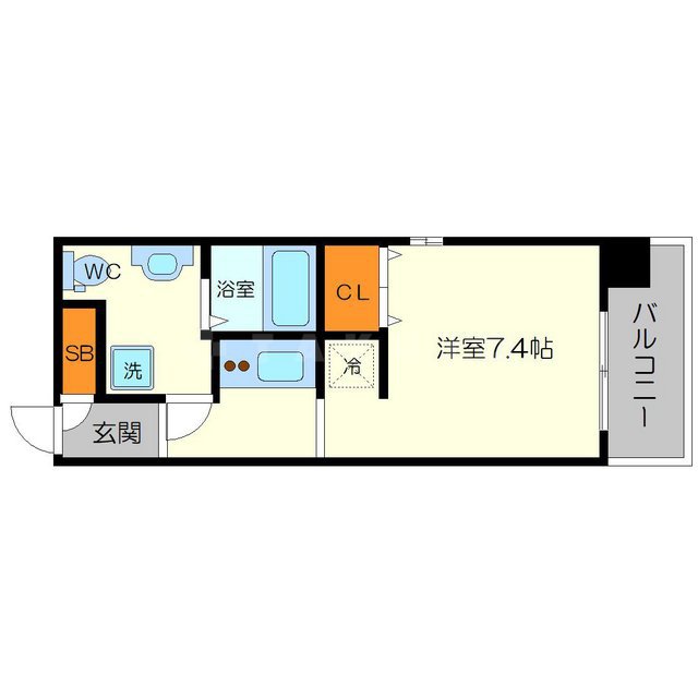 CASSIA塚本の間取り