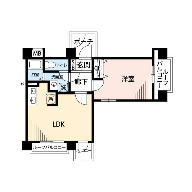 プレール文京ＷＥＳＴ・1301号室の間取り