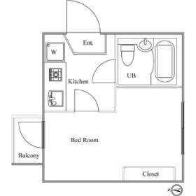 スカイコート小金井の間取り