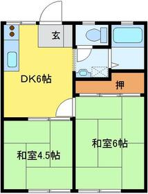 館野ハイツの間取り