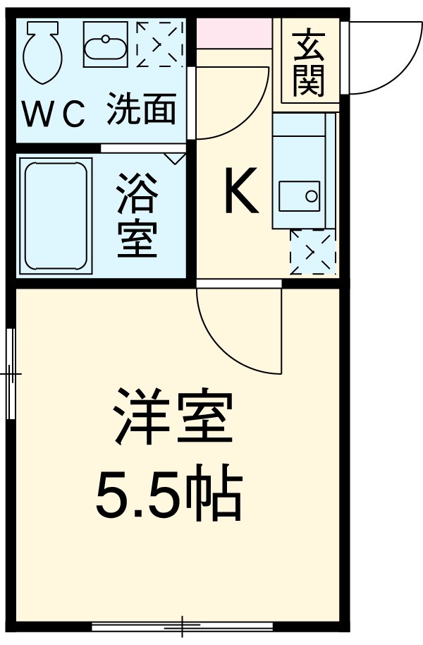 アビターレ杉田の間取り