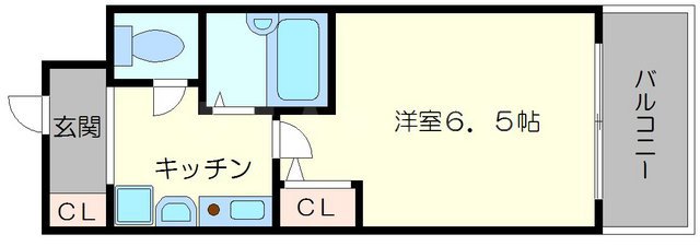 エスリード上本町北の間取り