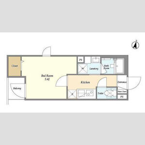 フラッフィー西早稲田の間取り